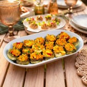 Ciuperci umplute cu legume (de post)